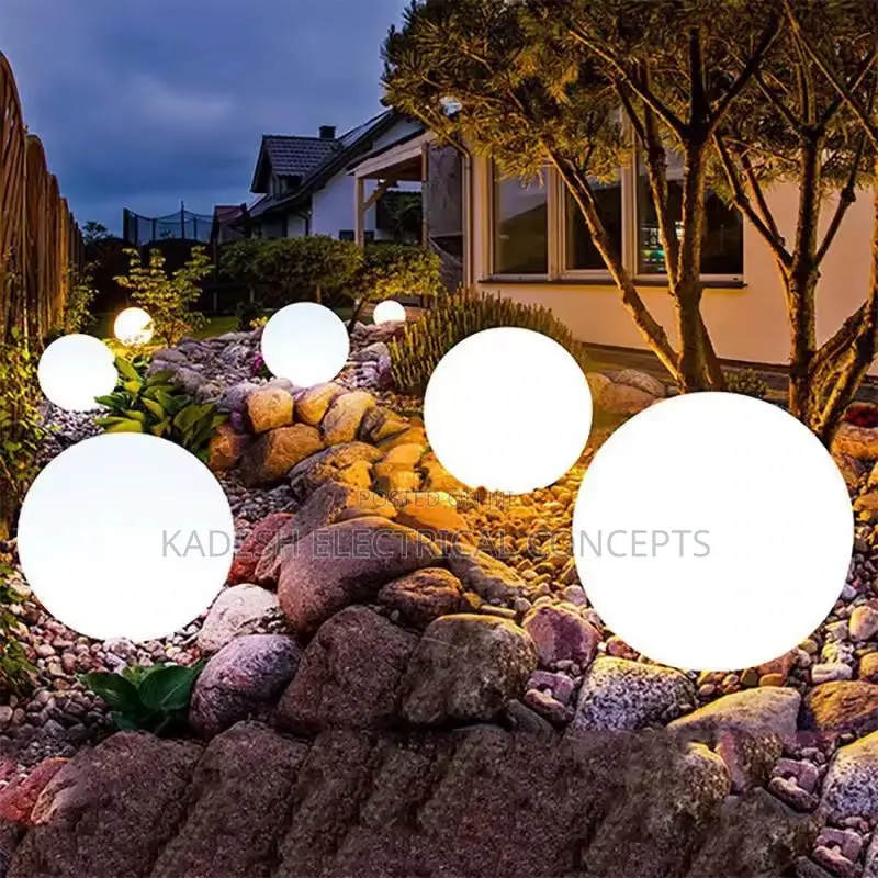 Waterproof Led Garden Ball Light Outdoor Glowing Landscape Lighting