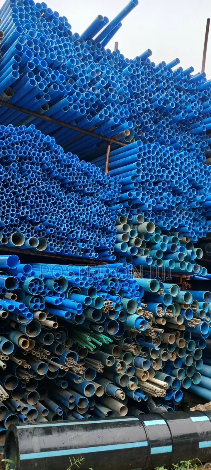 Blue PVC Pipe