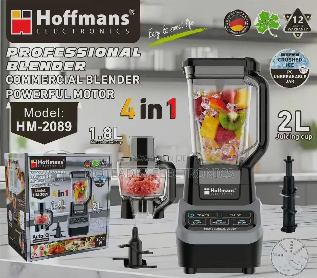 Hoffmans 4in1 Blender/Juicer/Yam Pounder/Multifunctional Food Procesor