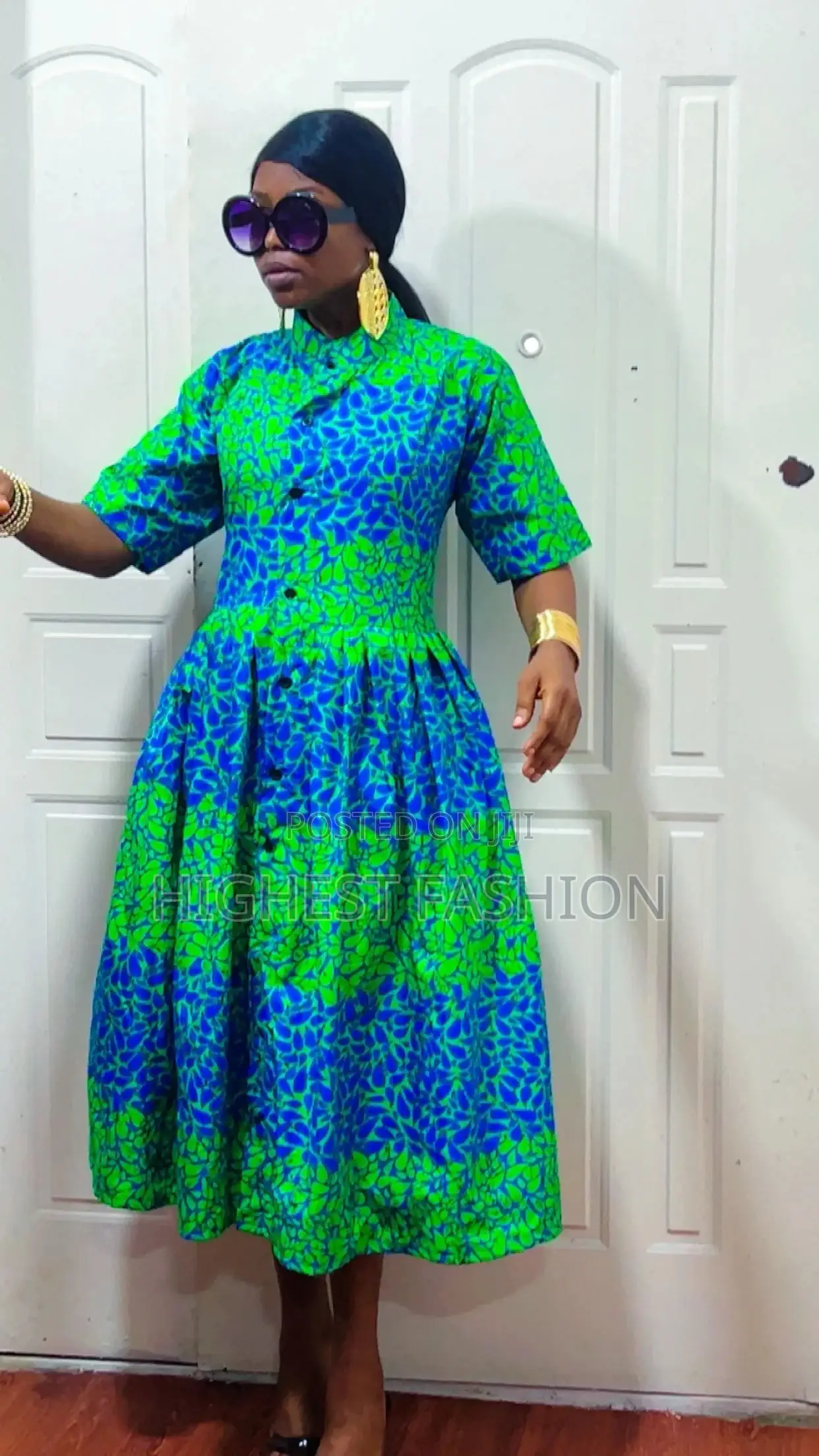 Button Down Gown - Style 943