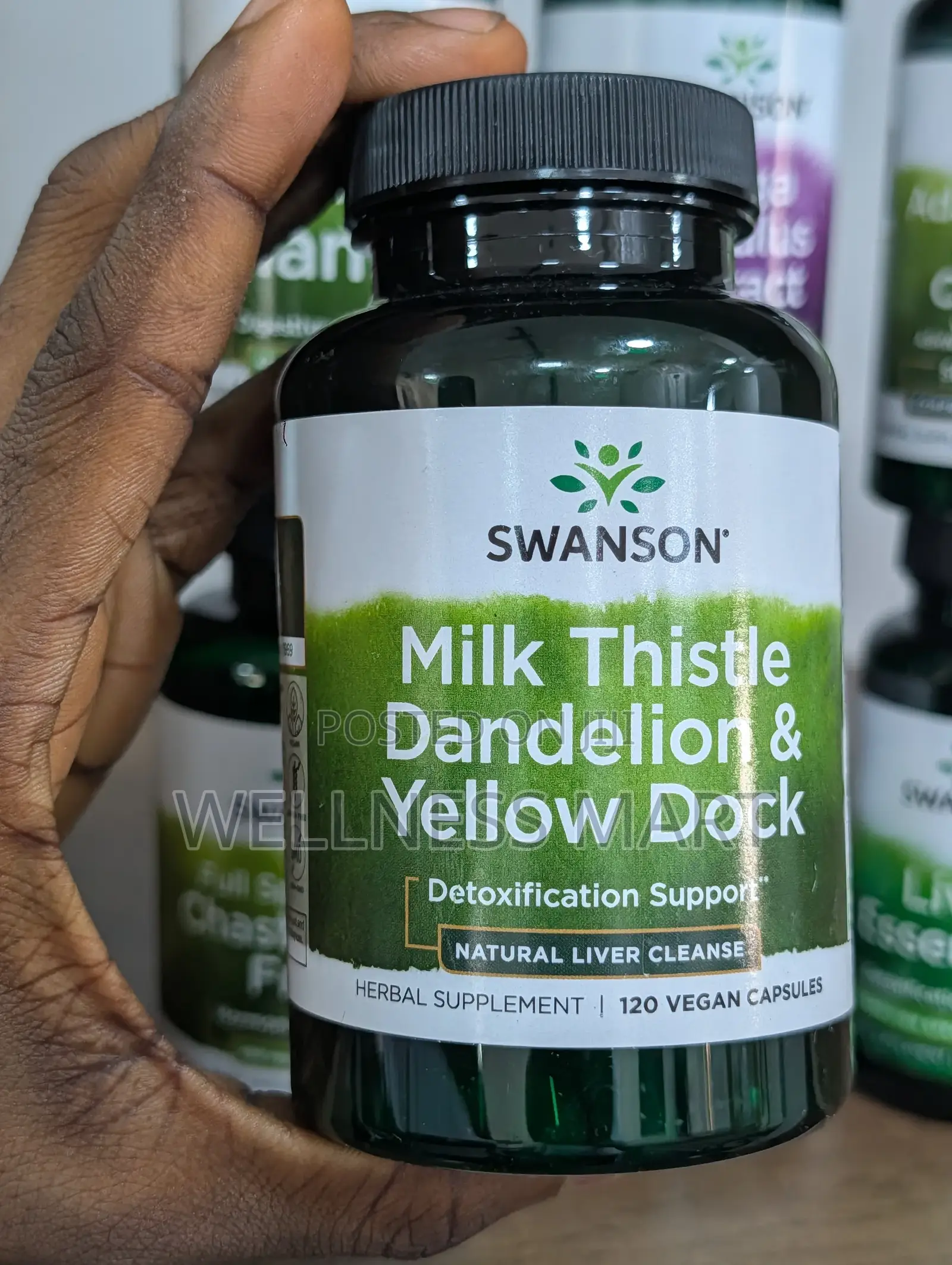Swanson Milk Thistle Dandelion 120 Caps | Liver Detox | Lagos