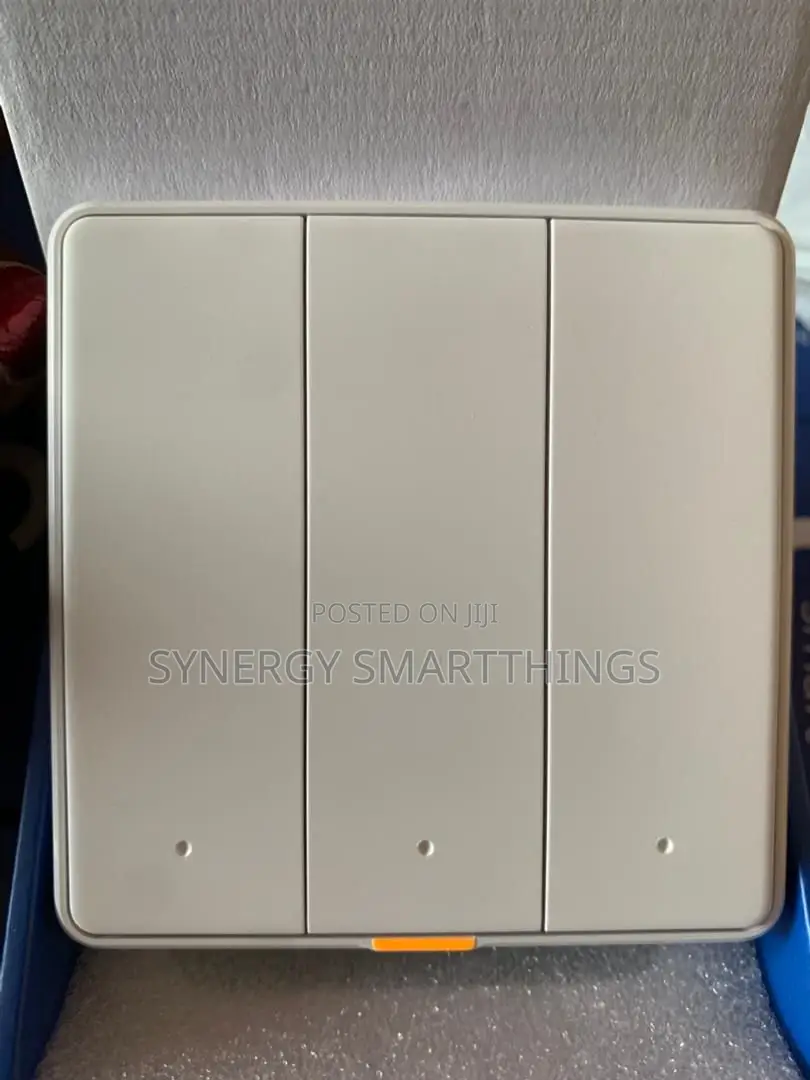 C-smart Zigbee 3 Gang Button Switch With Alexa- Google Voice Assistant