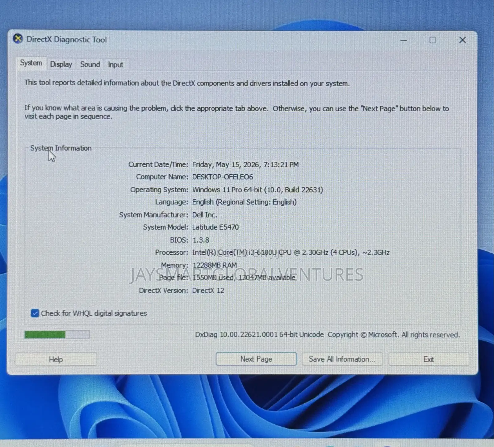 Laptop Dell Latitude 5480 8GB Intel Core i3 SSD 128GB