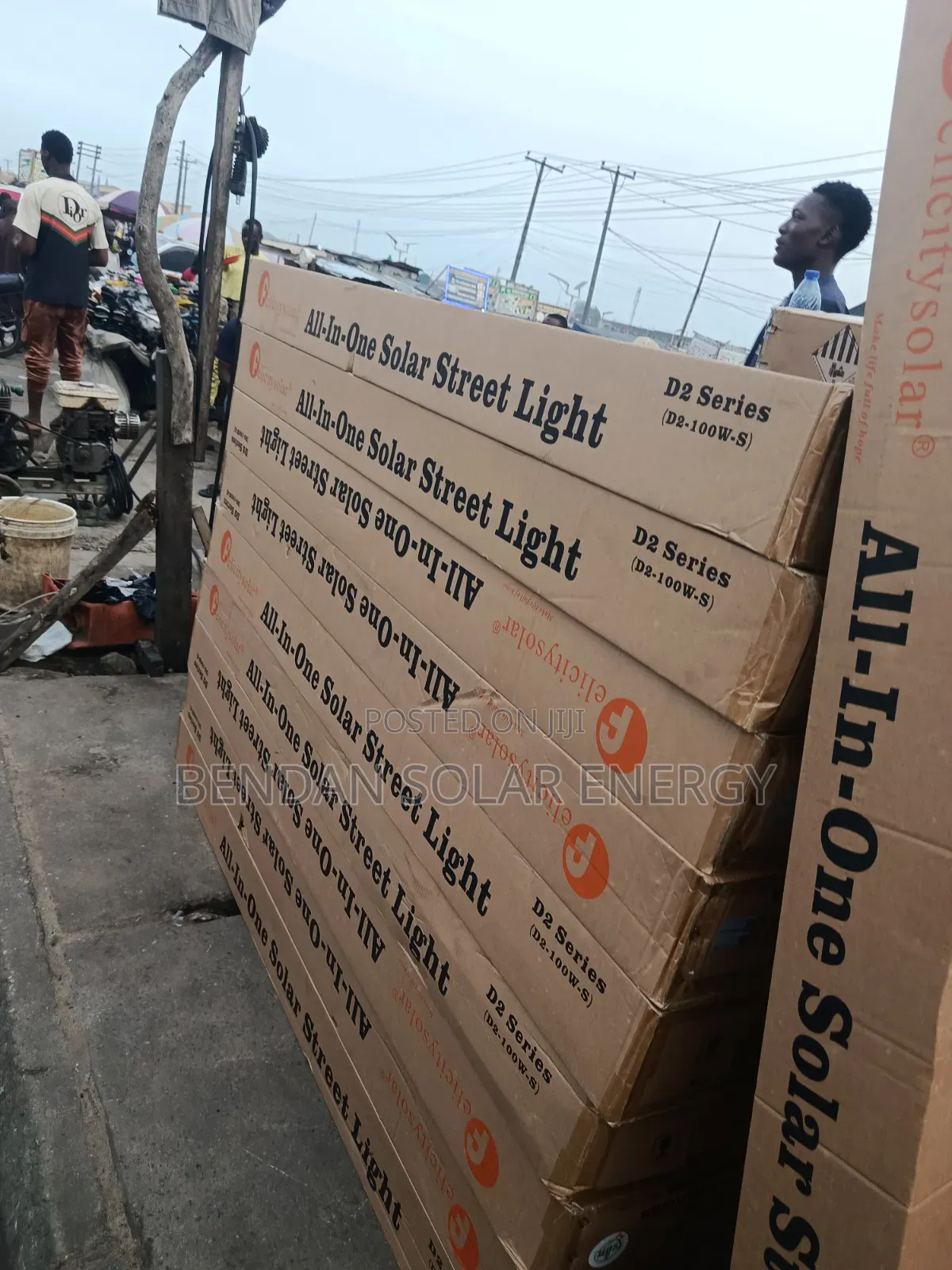 Felicity 100w D2 Solar Street Light – Government Project Spec