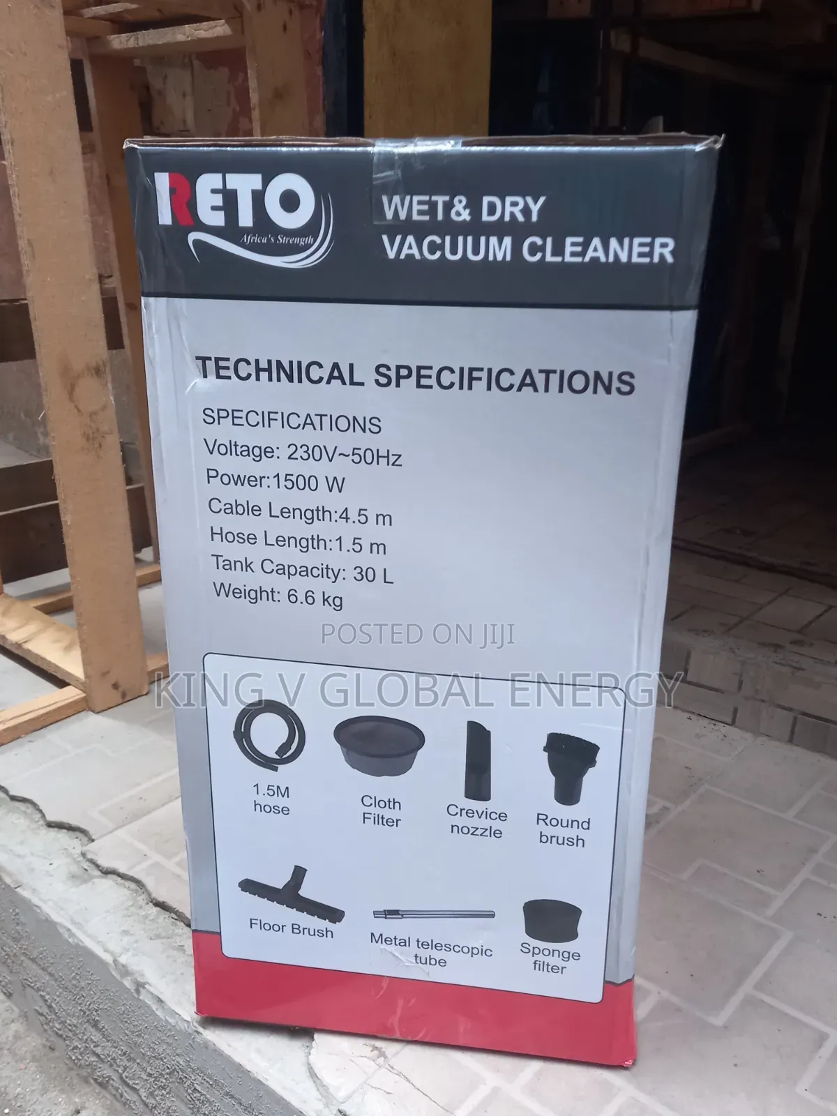 Reto Wet and Dry Vacuum Cleaner Rt3131