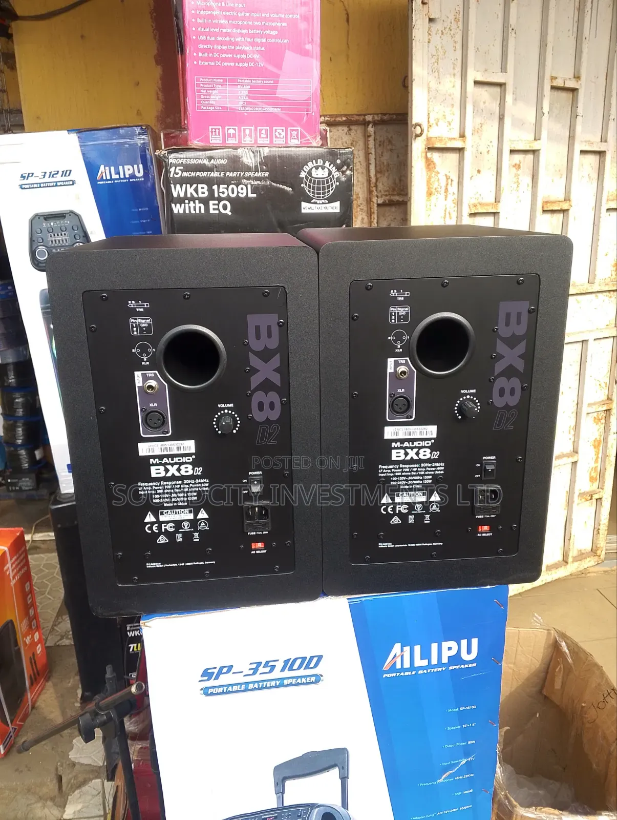 Neatly Used M-Audio Bx8 D2 Studio.