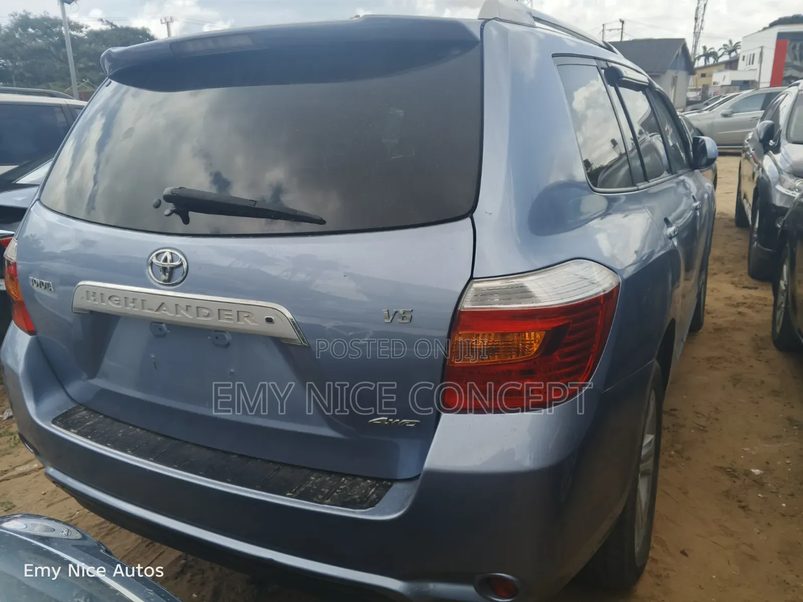 Toyota Highlander Limited 2008 Blue