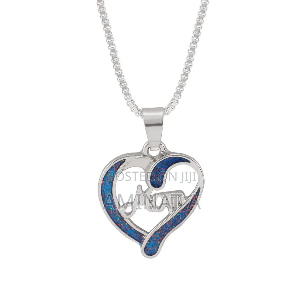 Love Shaped Mom Necklace Pendant