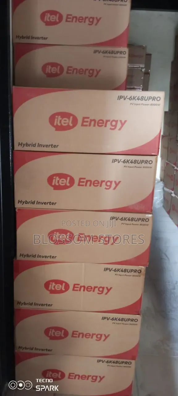 Itel 6kw Inverter Hybrid 48v Ip54 1phase Ipv-6k48upro With Wifi 8000w