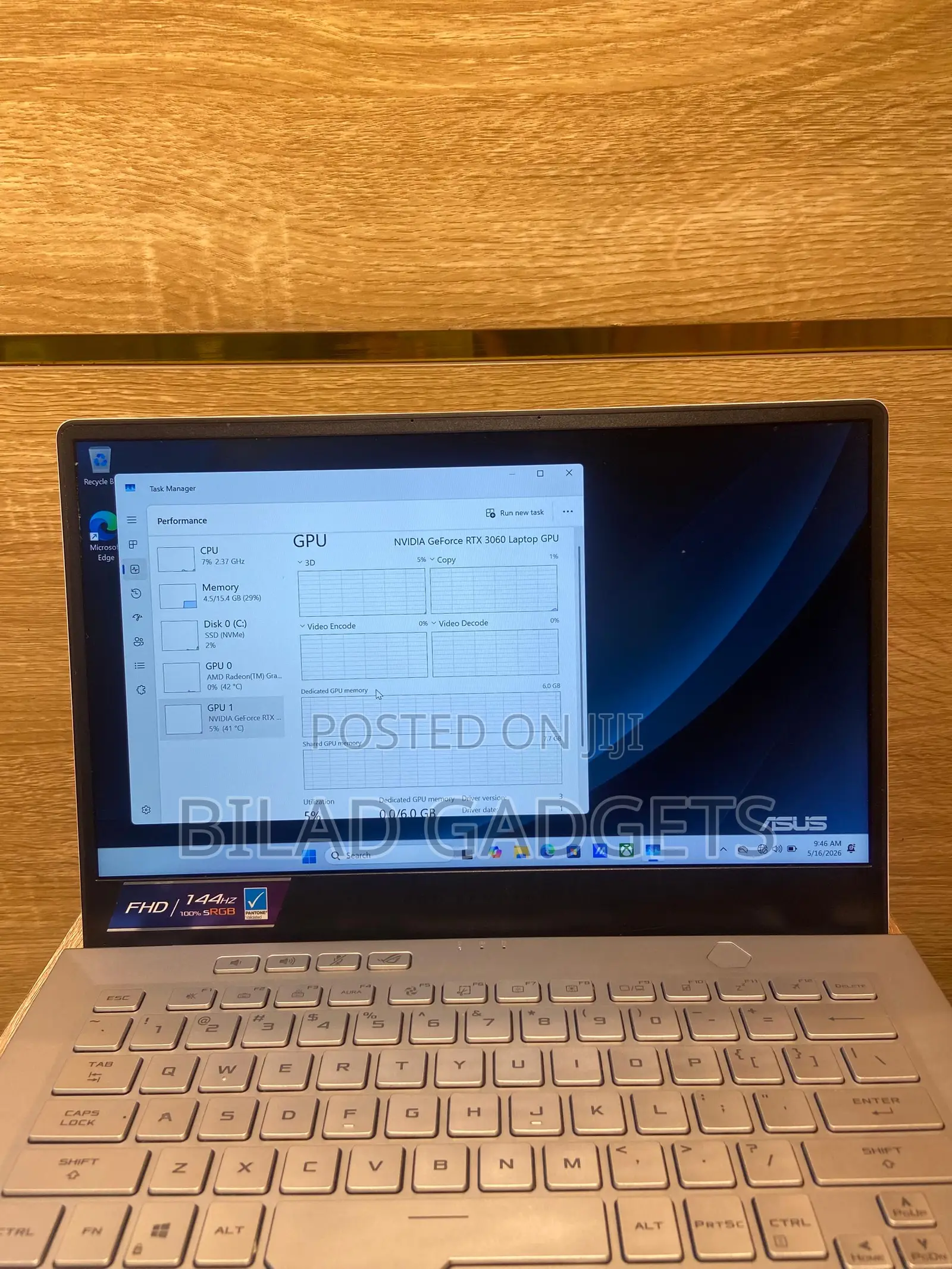 Laptop Asus ROG Zephyrus G14 16GB AMD Ryzen 9 SSD 1T
