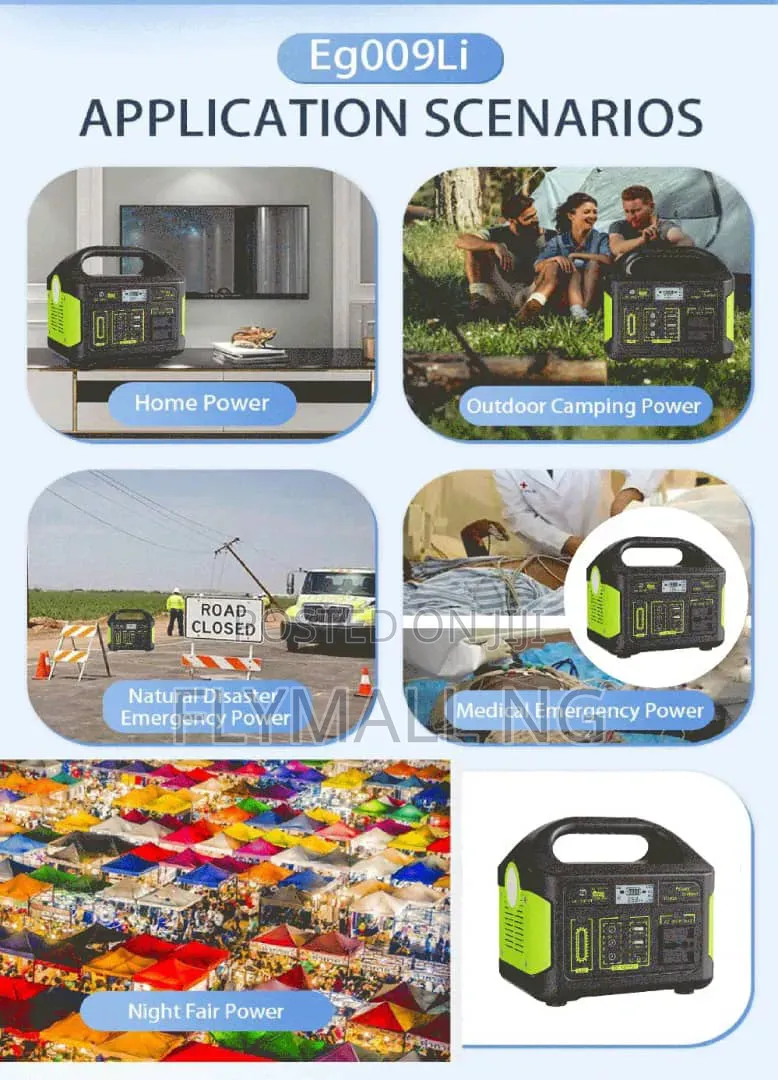 Eg009li 300w Portable Power Station Solar Generator