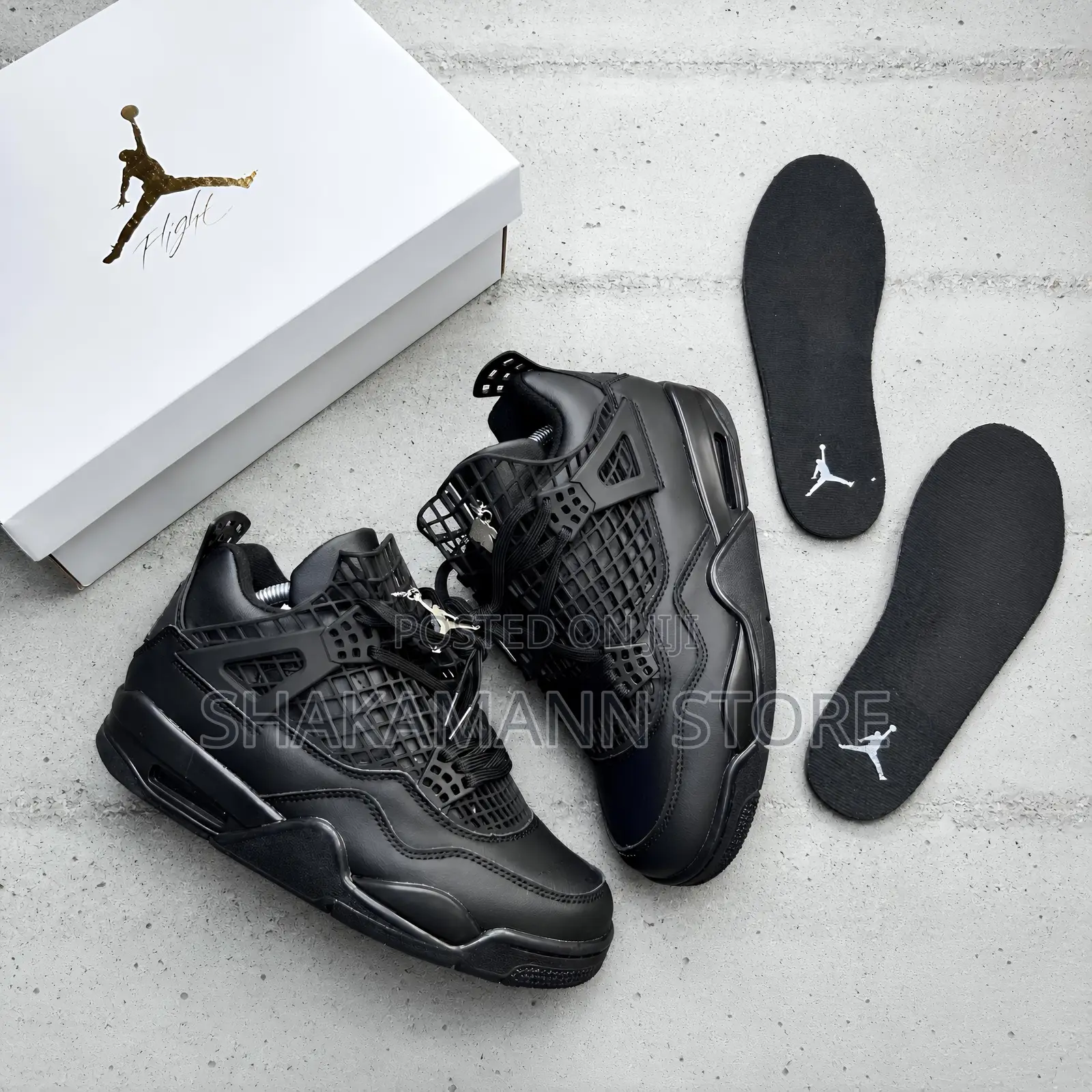 Original Jordan 4 Black Luxury SNKS