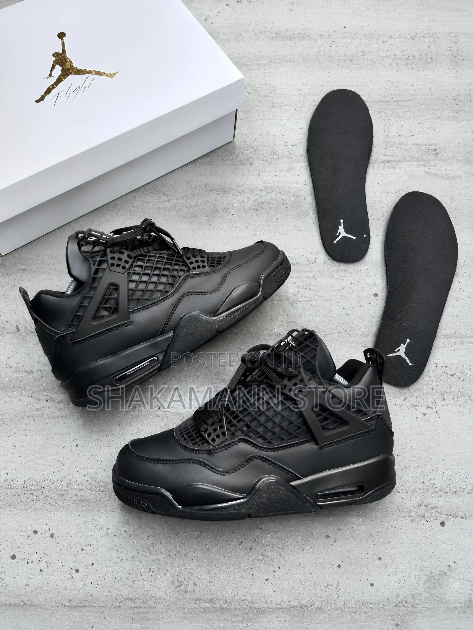 Original Jordan 4 Black Luxury SNKS