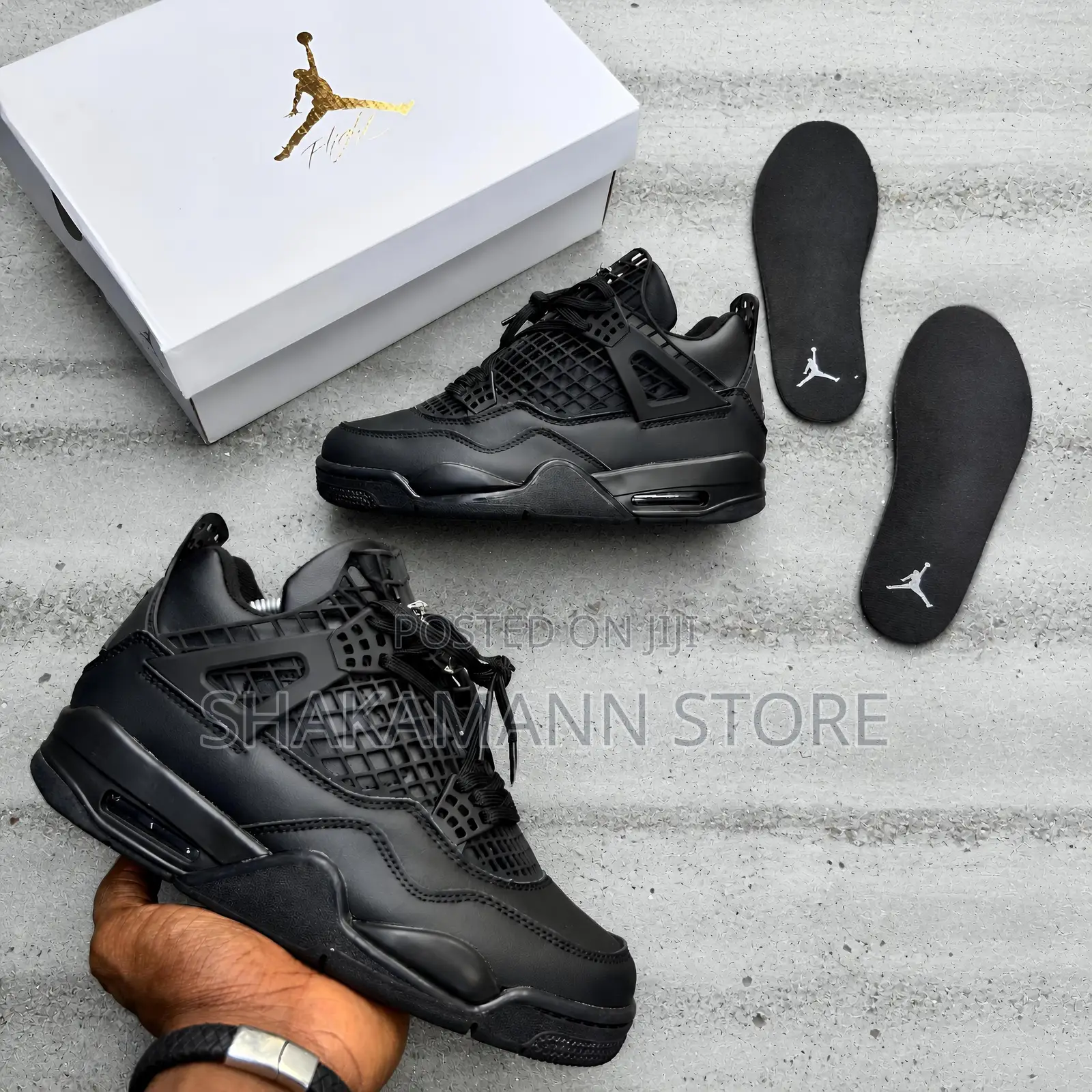Original Jordan 4 Black Luxury SNKS