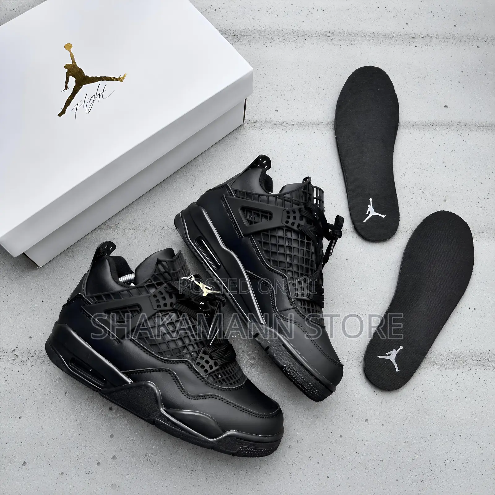Original Jordan 4 Black Luxury SNKS