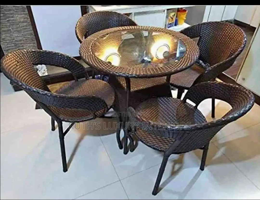 Brand New and Imported Outdoor/ Restaurant Table With4chairs Furniture