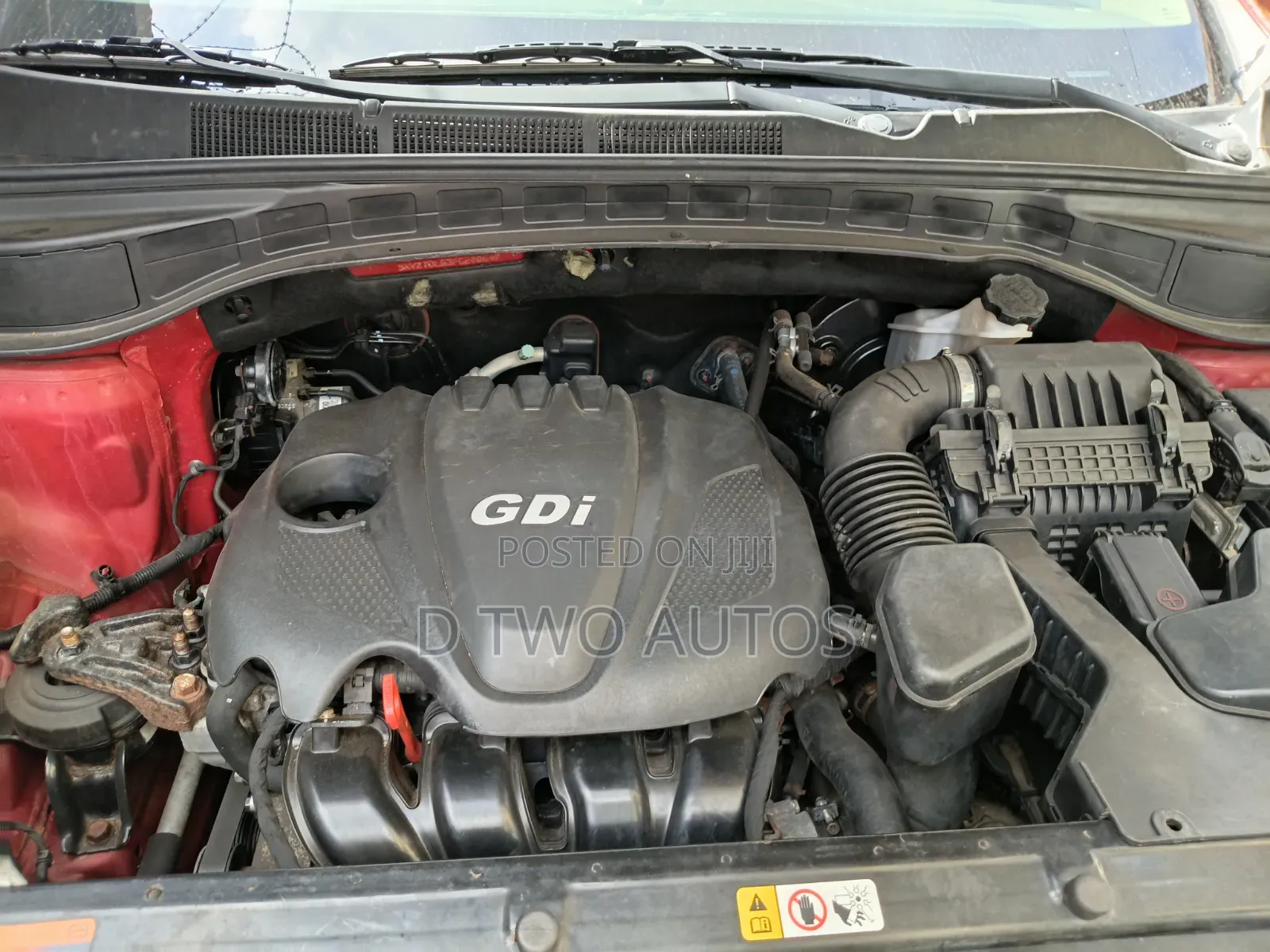 Hyundai Santa Fe SE FWD 2016 Red