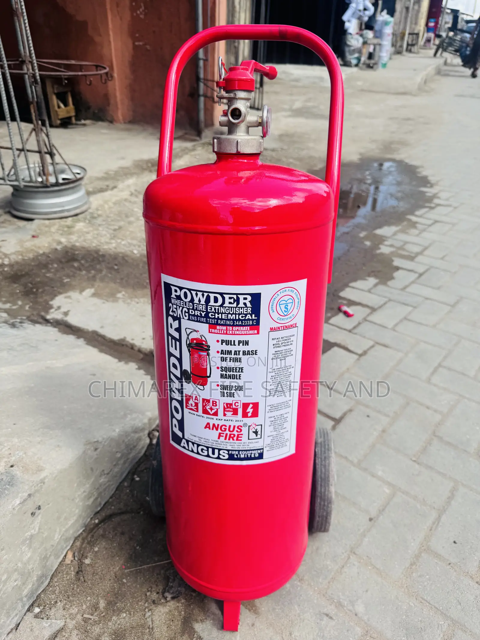 25kg DCP Fire Extinguisher – Heavy Duty Industrial Fire Protection