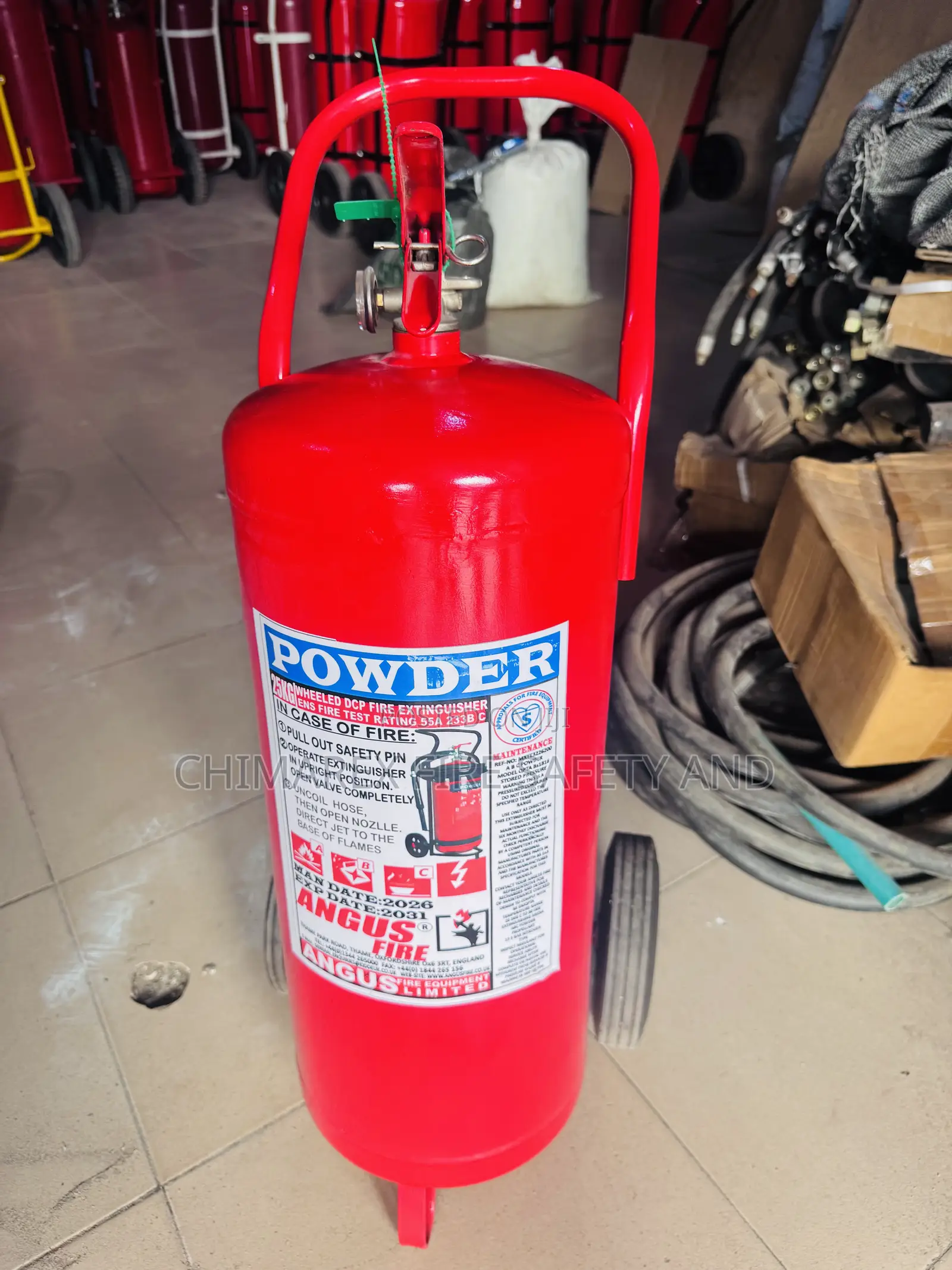 25kg DCP Fire Extinguisher – Heavy Duty Industrial Fire Protection