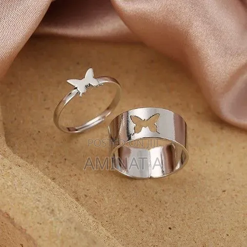 Two Butterfly Knuckle Rings (Gold,Silver, Black)