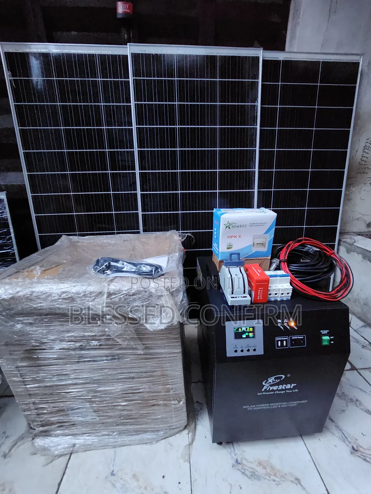 Powerful 2000w Fivestar Solar Generator With 3× 300w Solar Panel