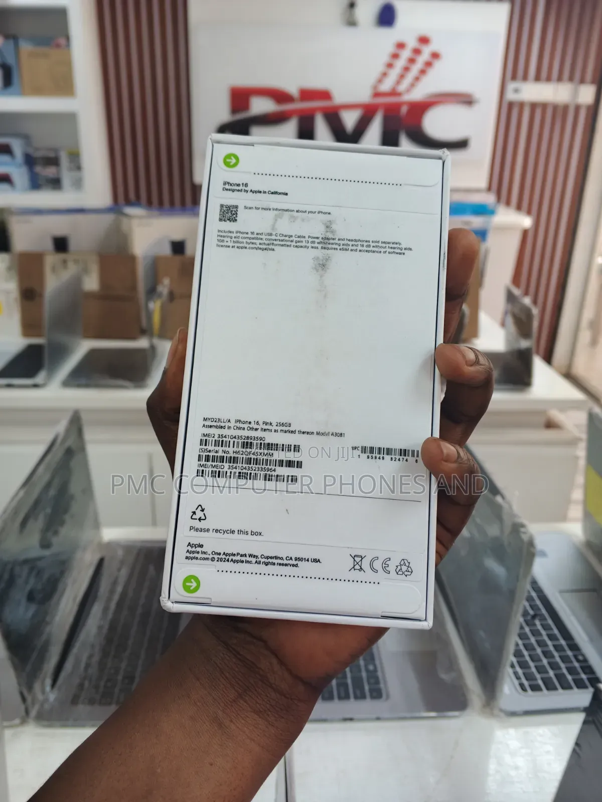 New Apple iPhone 16 256 GB Pink