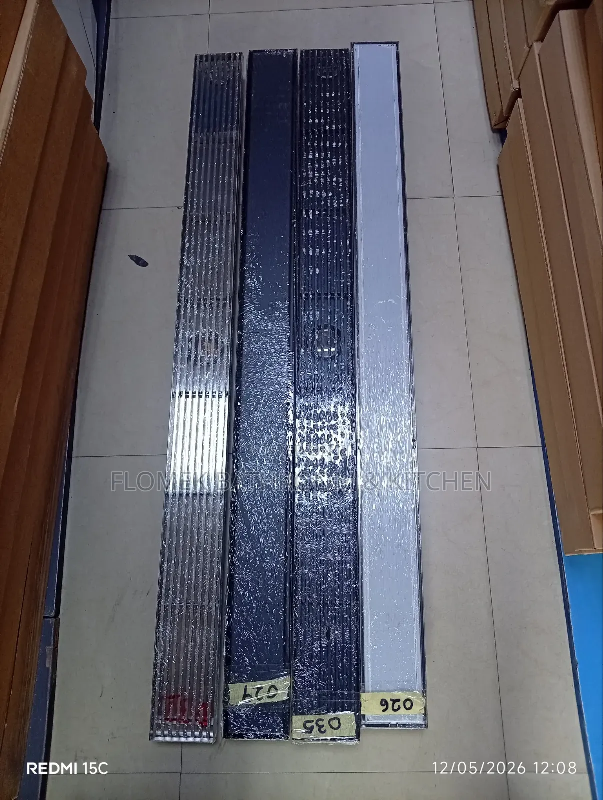 100cm Long Stainless Steel Bathroom Floor Drain.