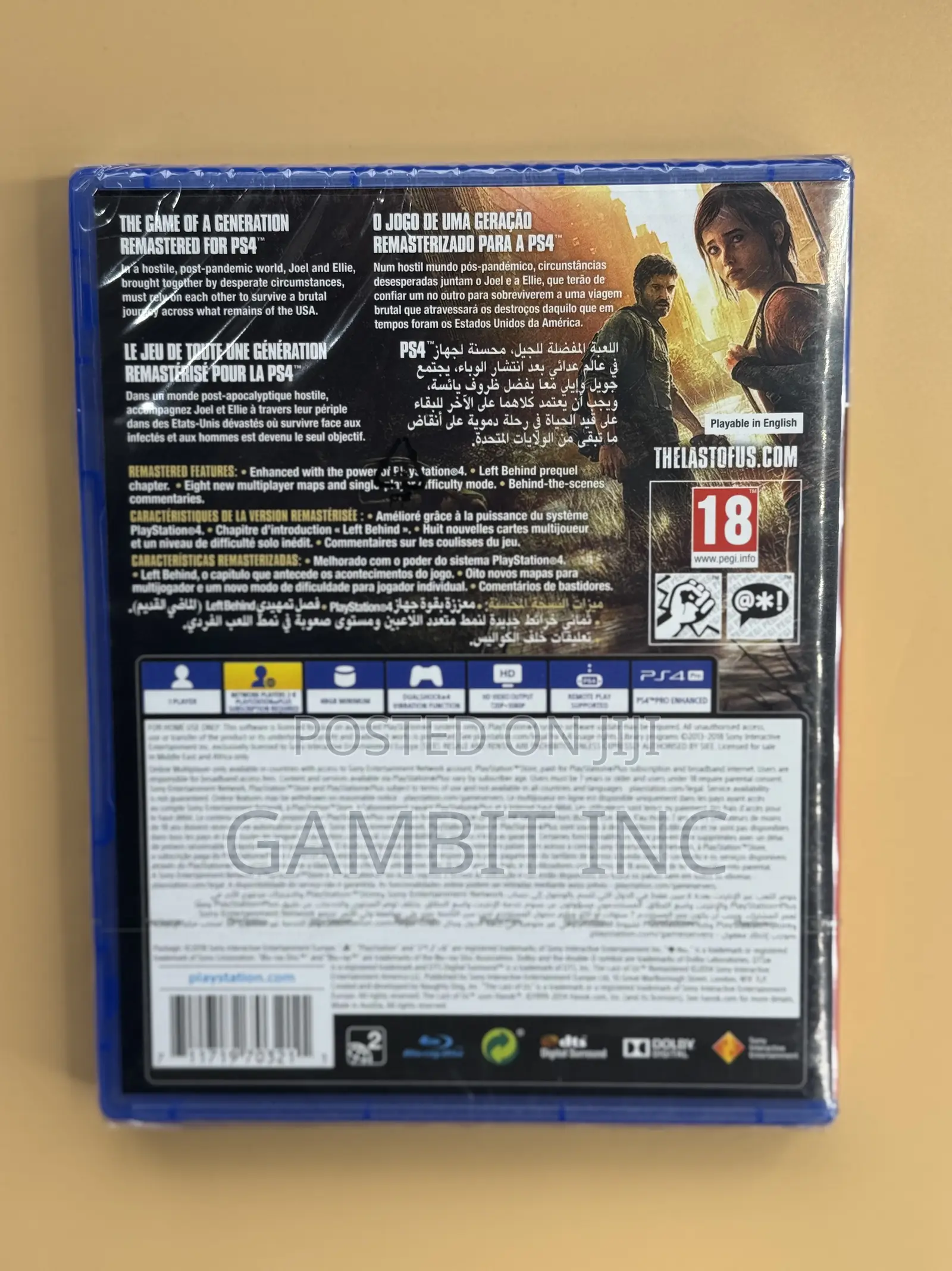 Playstation 4 the Last of Us Remastered