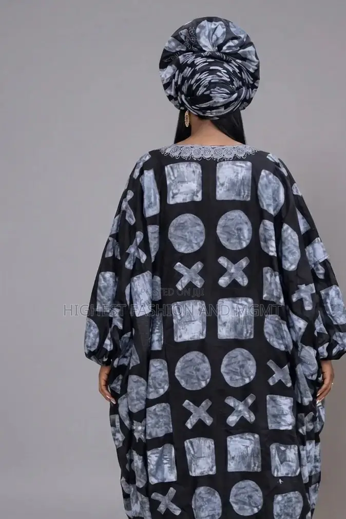 Rich Woman Gown and Scarf - Style 498