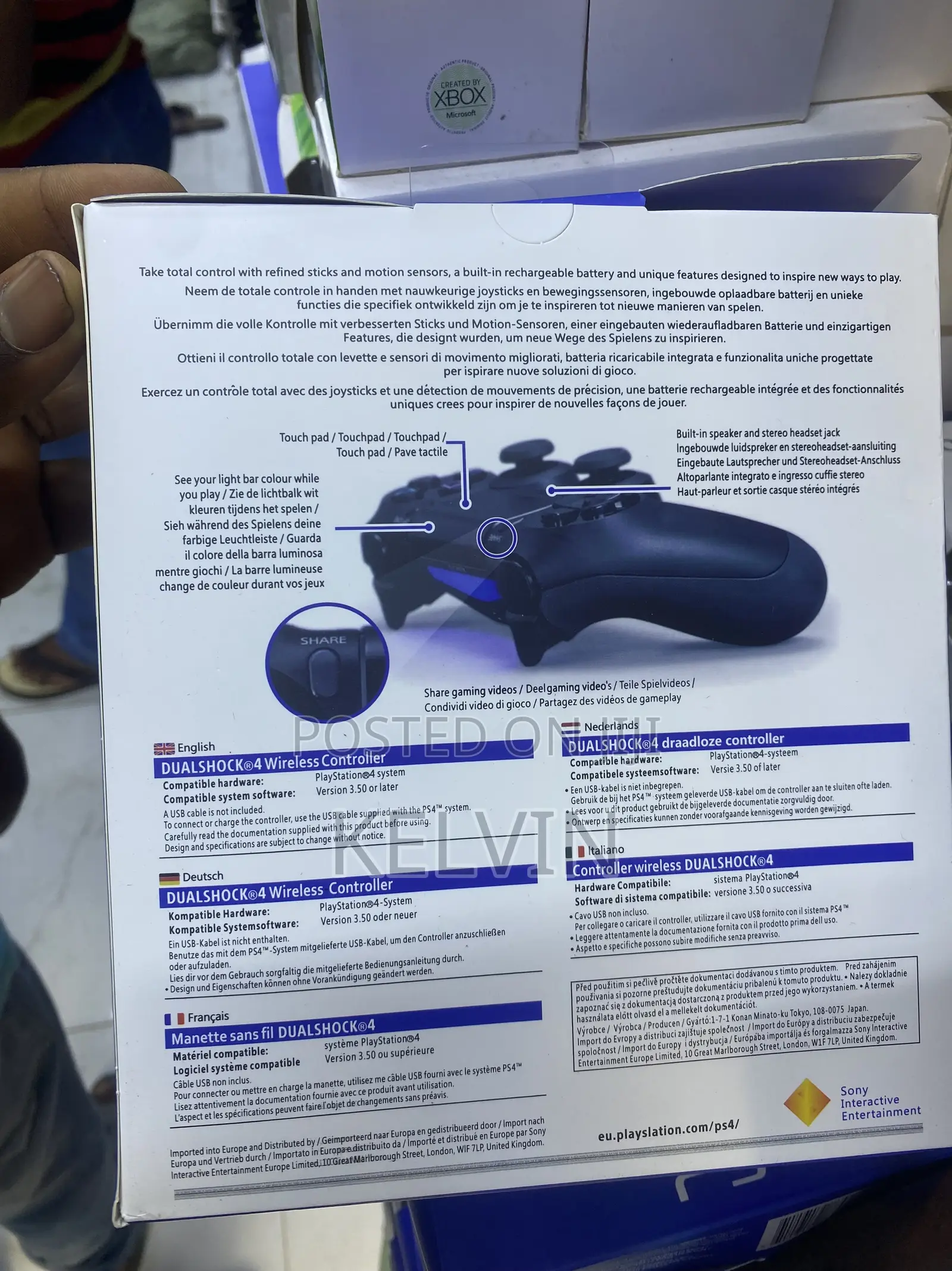 Ps4 Gamepad Grand Theft Auto (Gta)Skin