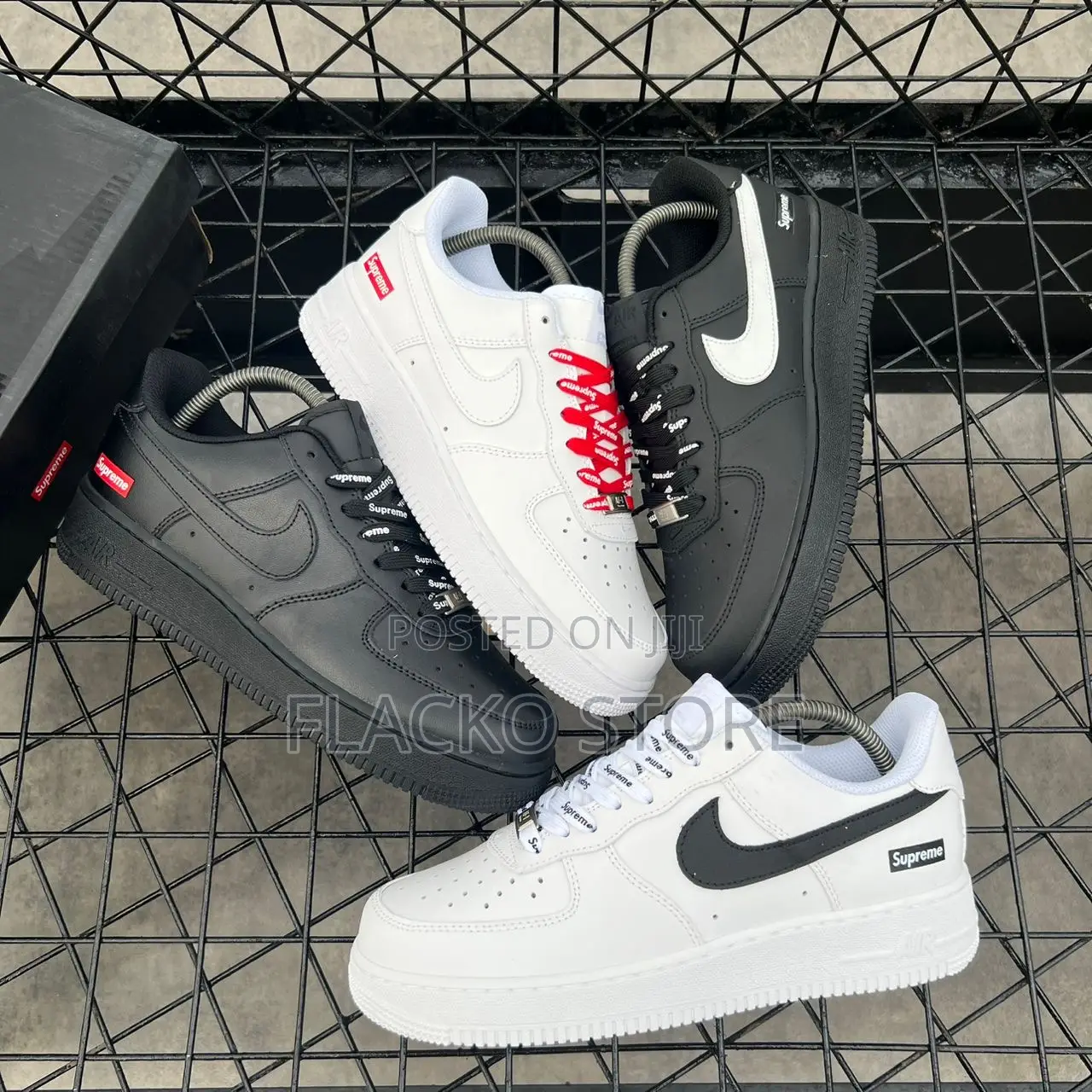 Original Nike Air Force 1 Supreme Swoosh Sneakers