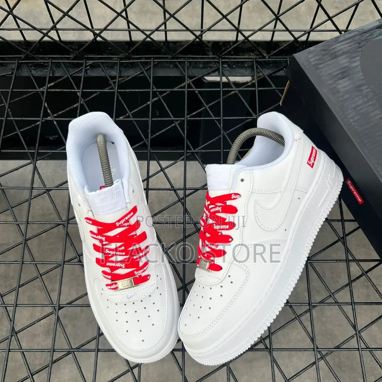 Original Nike Air Force 1 Supreme Swoosh Sneakers