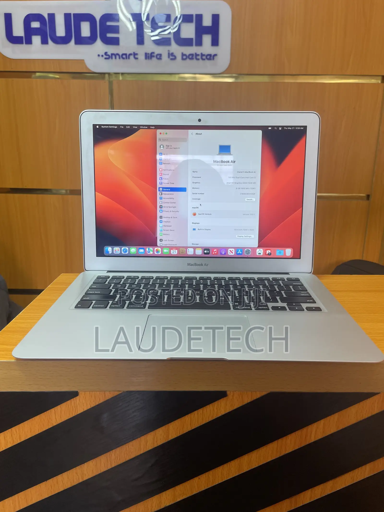 Laptop Apple MacBook Air 2015 8GB Intel Core i5 SSD 256GB