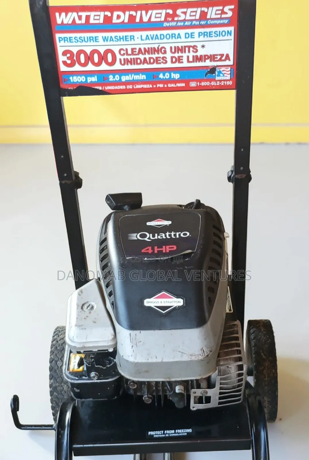 Briggs and Stratton Quattro Petrol Engine High Pressure Washer