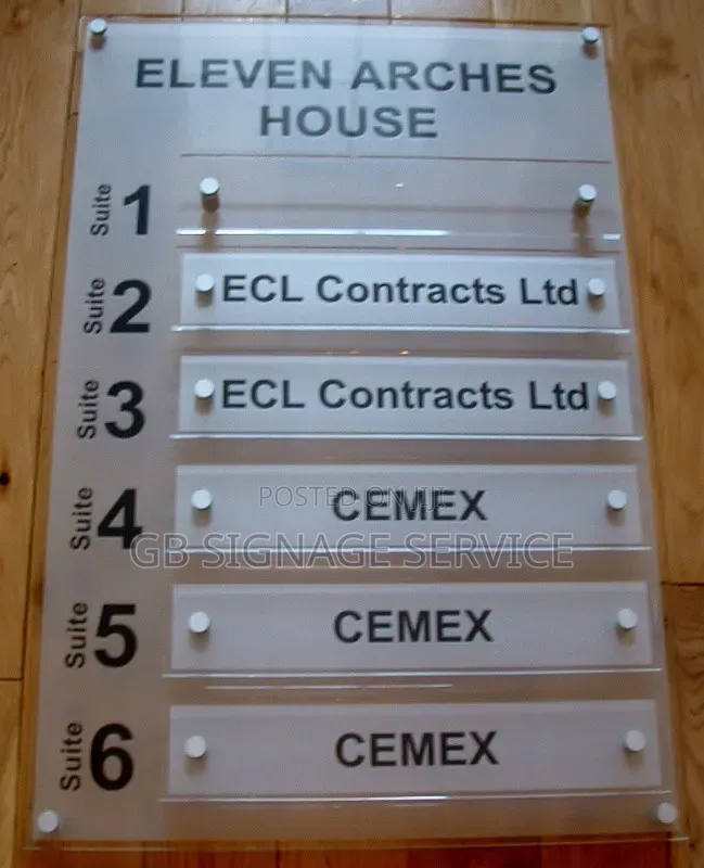 Office Directory Signage