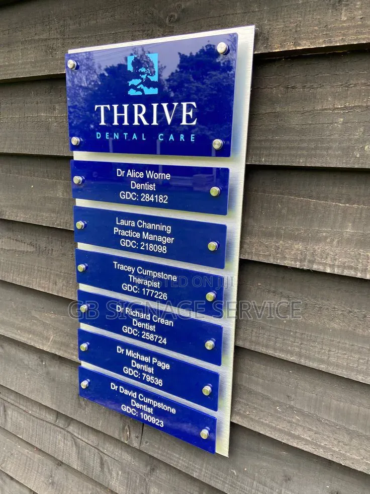 Office Directory Signage