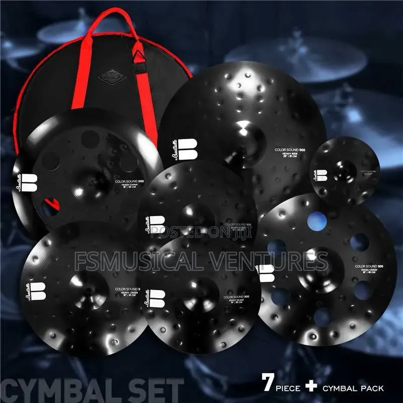Beatello Color Sound 900 Heavy 7 Set Cymbals