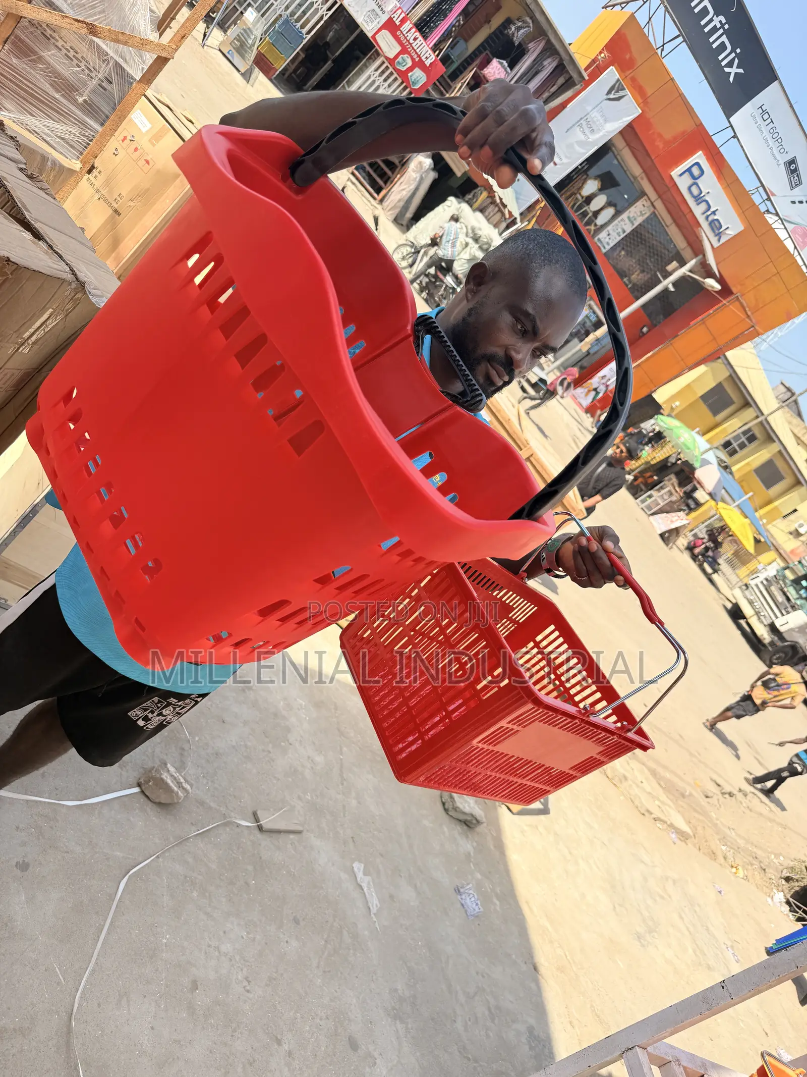 Supermarket Basket Trolley