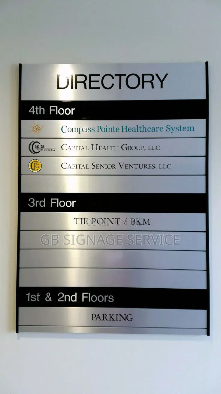 Interior Way Finding Signage