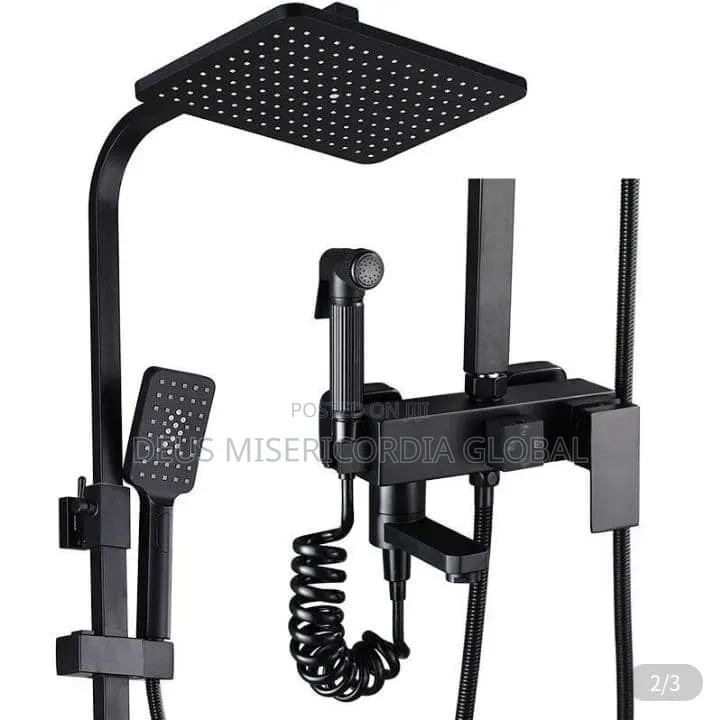 Black Shower Mixer