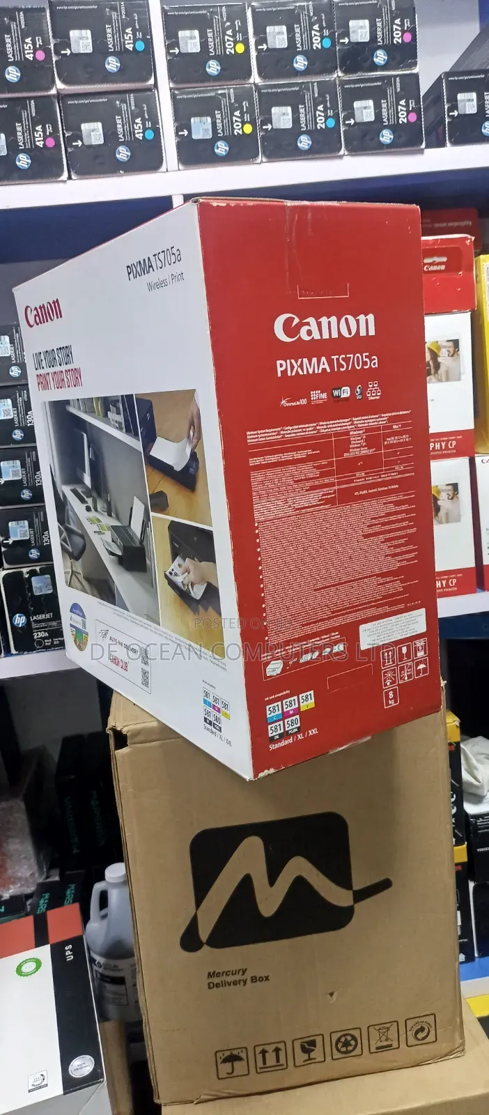 Canon Pixma Ts705a Wireless Photo/Id Card Printer