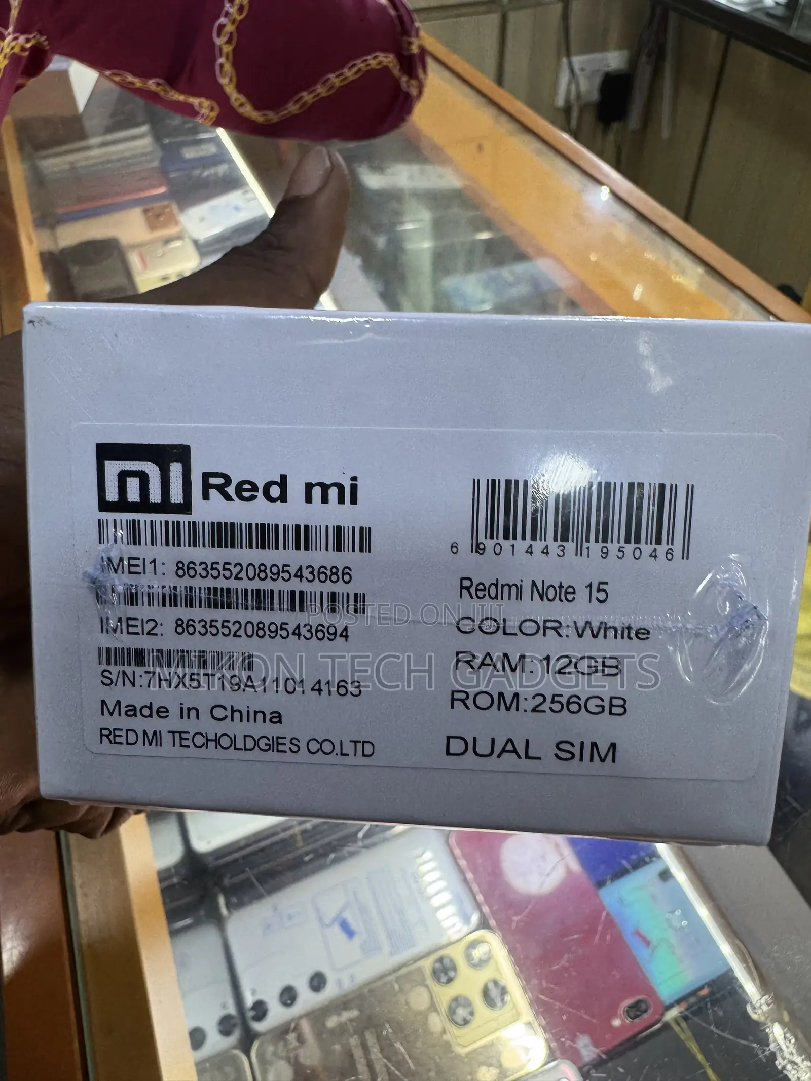 New Xiaomi Redmi Note 15 256 GB White