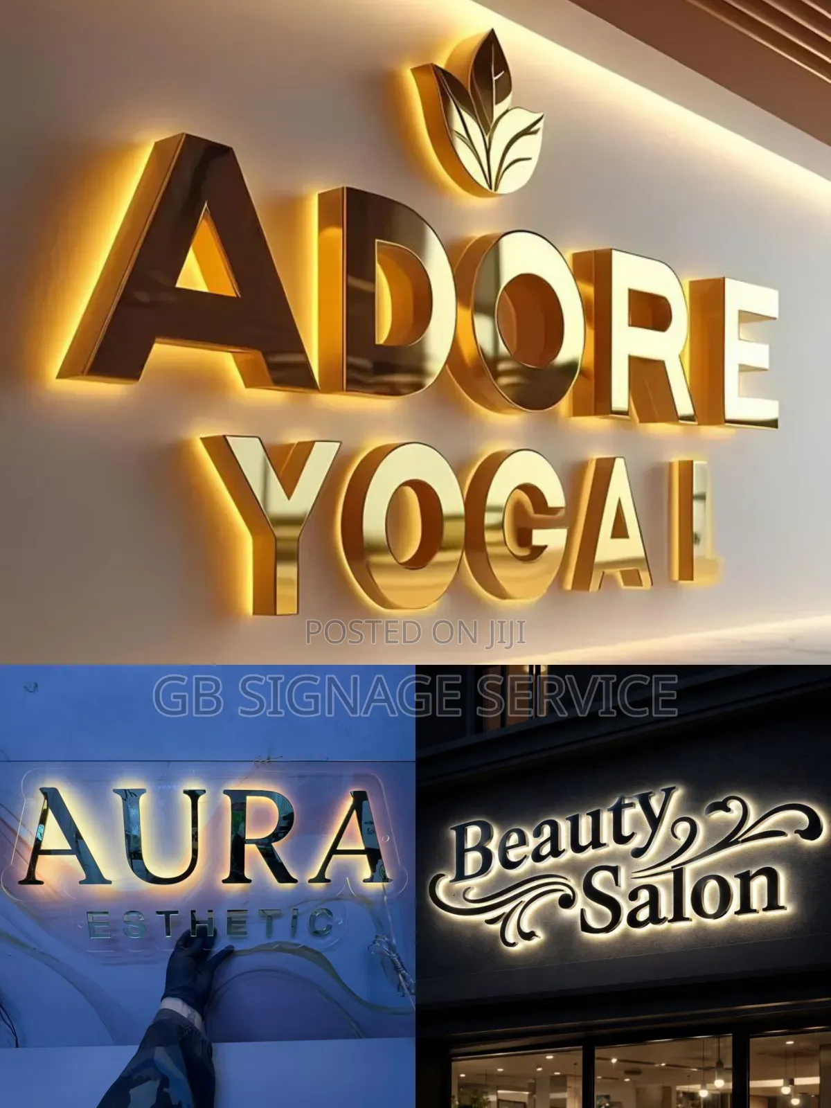 3d Back Lite Wall Sign