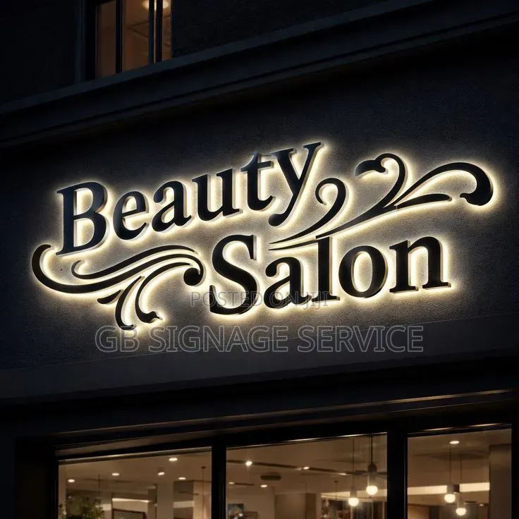 3d Back Lite Wall Sign