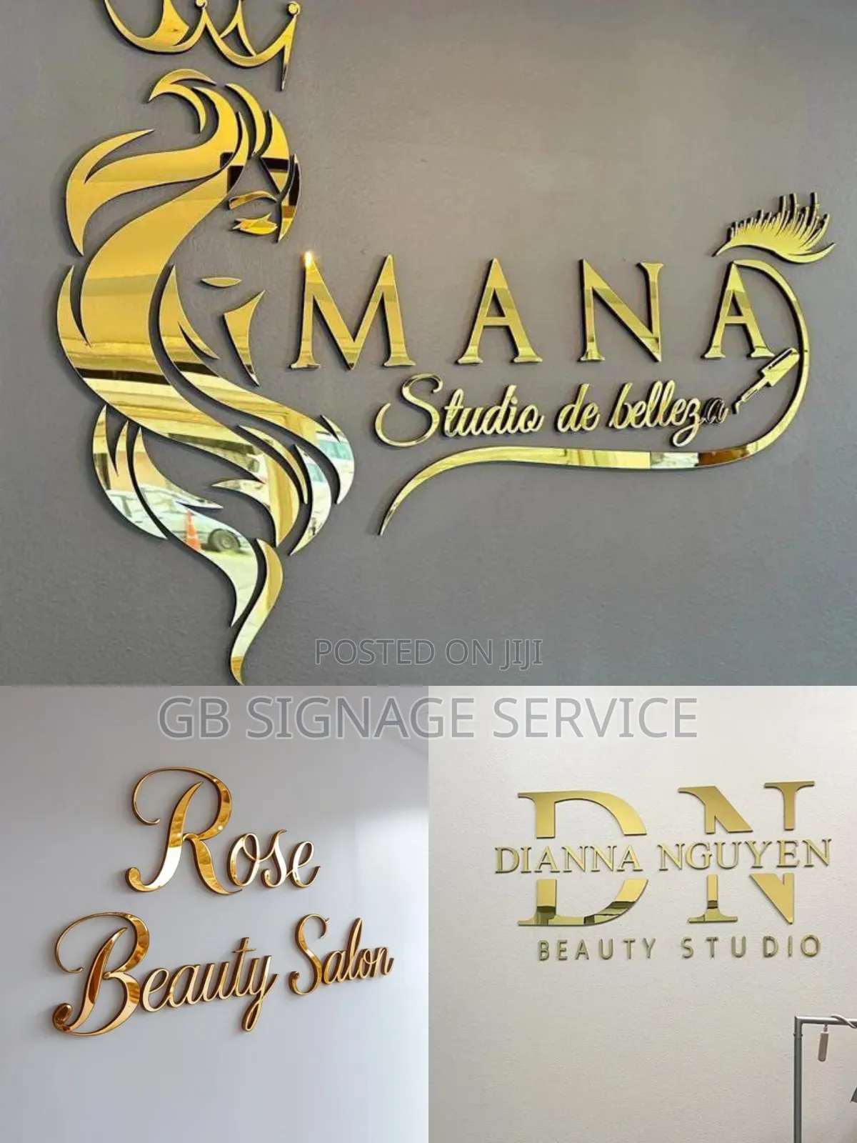 Unique Logo Lettering Signage