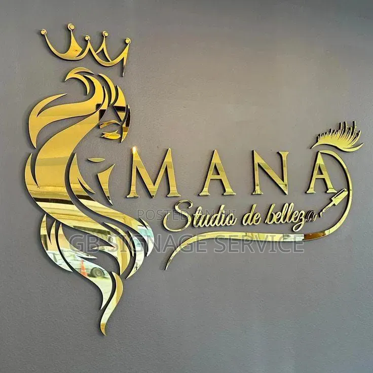 Unique Logo Lettering Signage