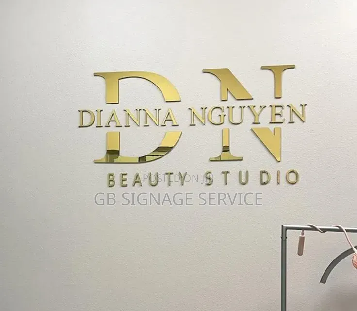 Unique Logo Lettering Signage