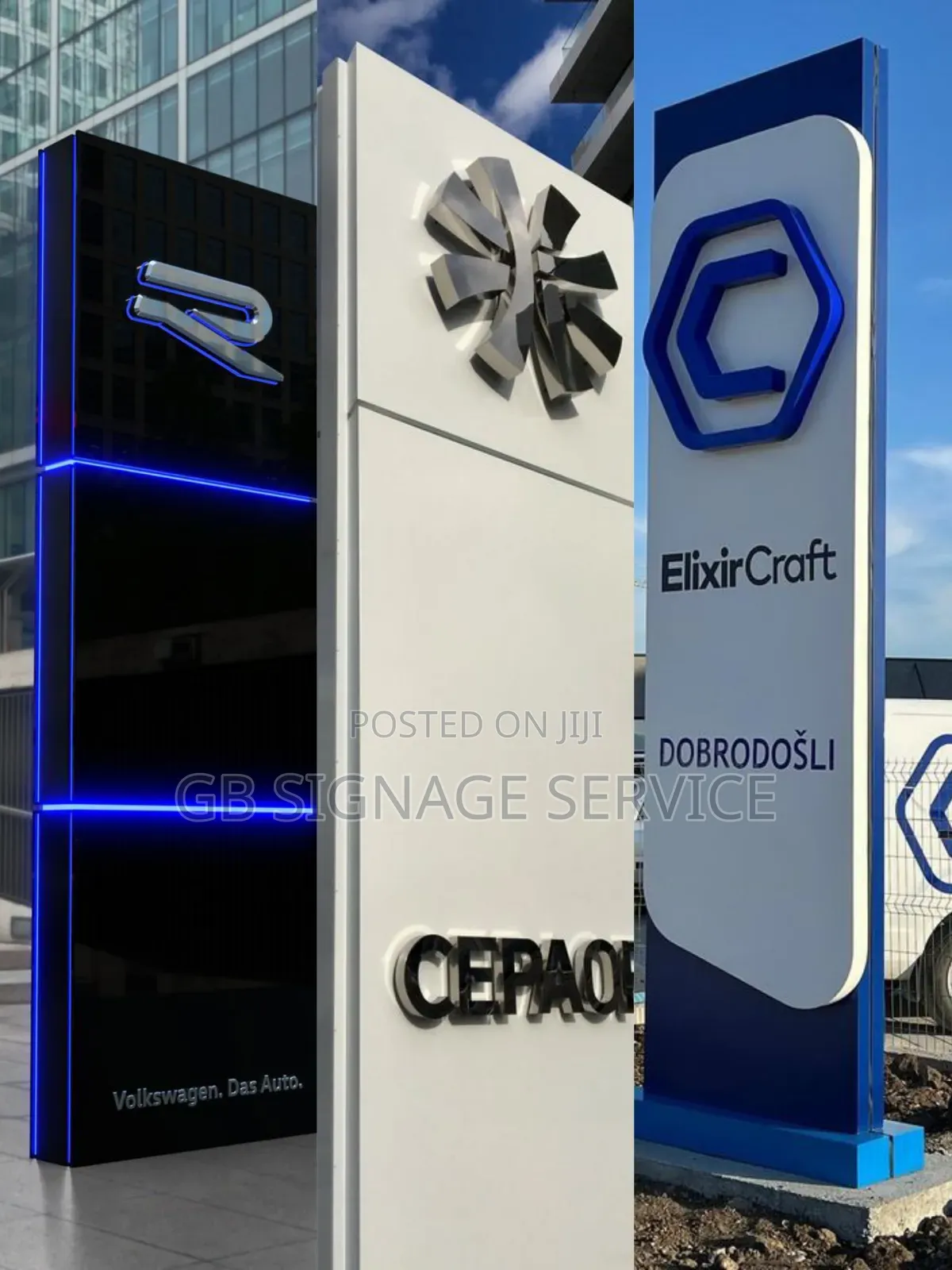 Pylon Outdoor Signage and Installation