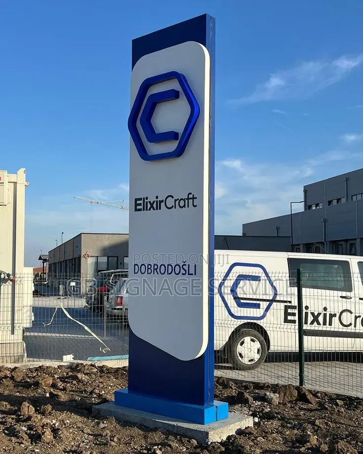 Pylon Outdoor Signage and Installation