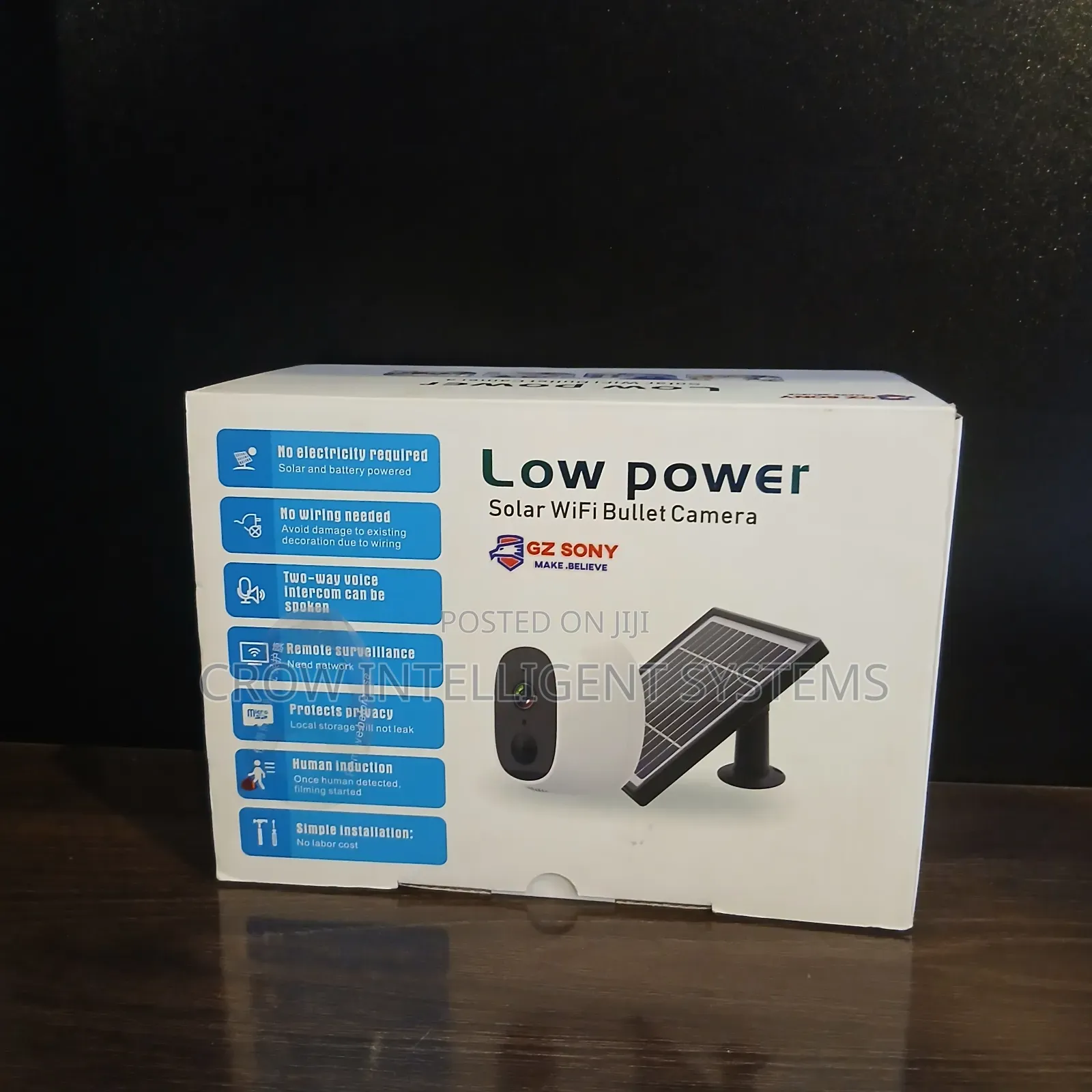 Low Power Solar Wifi Bullet Camera